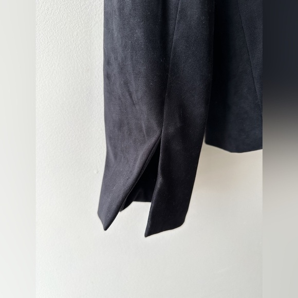 Norton McNaughton- Faux Suede - Stretch - Black Boxy Jacket - Size 14P - Picture 4 of 7